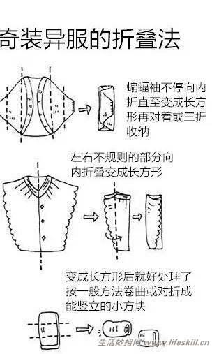 学会叠衣服 拥有个清新飒爽的衣柜