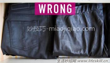 图解17个衣服的收纳方法