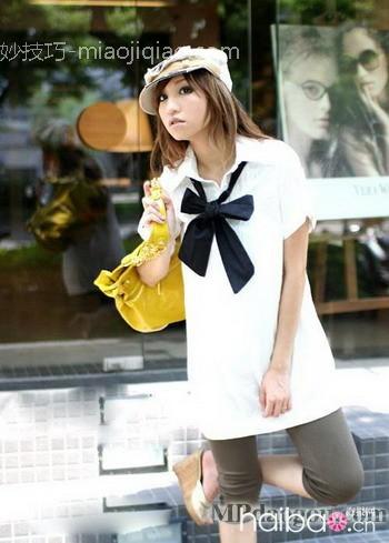 背心雪纺穿出你的花样季节 