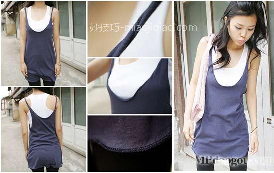看韩国MM教你穿好夏季小背心 