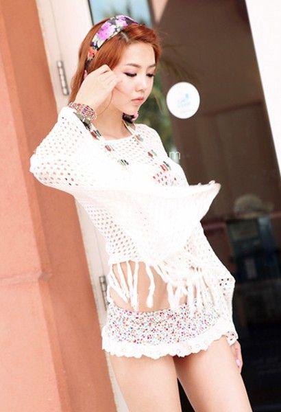 流苏性感镂空披肩 流苏性感镂空披肩