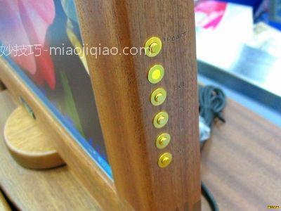 时尚家居唯美木质电脑 