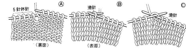 初学棒针者起针法 二