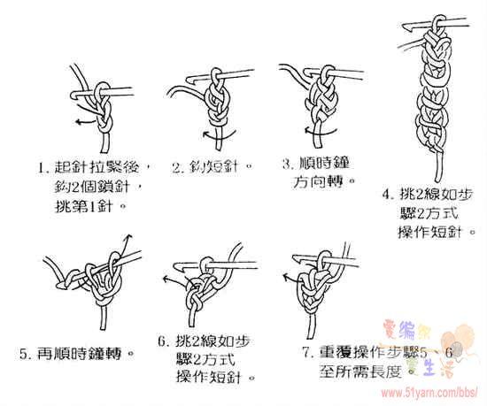 钩针初级教程(二)
