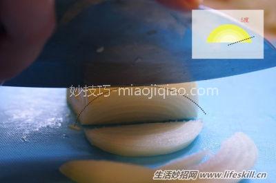 图解洋葱的各种切法