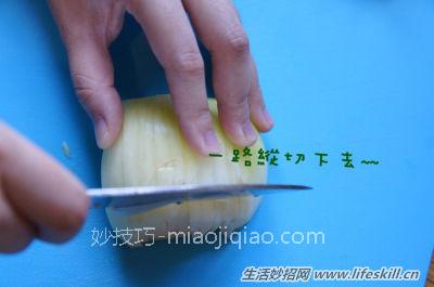 图解洋葱的各种切法