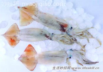 鲜干鱿鱼的清洗方法 