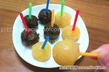 自己动手制作QQ水果冰球