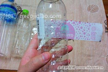 巧用饮料瓶来灌装米肠
