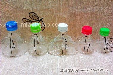 巧用饮料瓶来灌装米肠