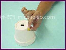 自己动手做彩色花盆