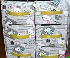 自制漂亮衣物收纳箱 