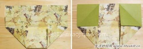 简单实用的折纸收纳盒教程