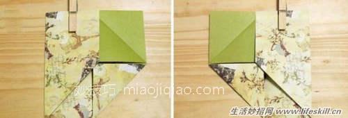 简单实用的折纸收纳盒教程