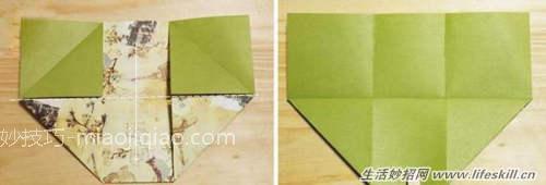 简单实用的折纸收纳盒教程