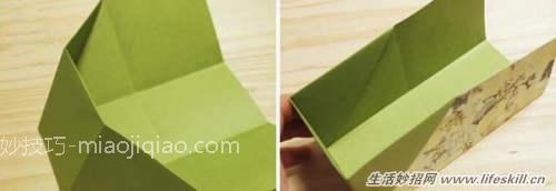 简单实用的折纸收纳盒教程