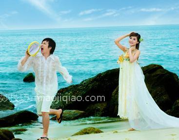 海边拍婚纱照注意事项 新郎新娘必知拍摄技巧