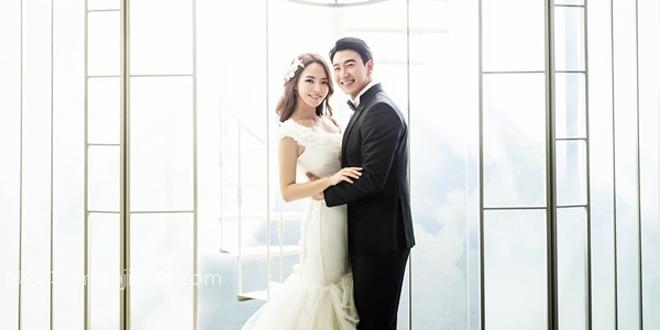 韩式婚纱照造型 诠释温柔恬静之美